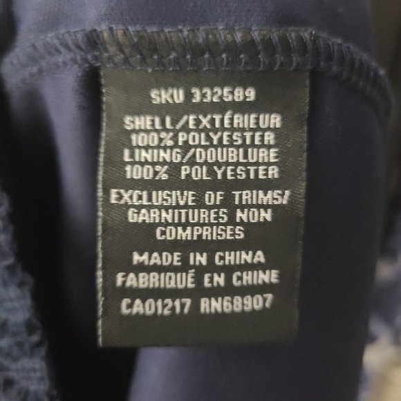 Le Chateau Navy Blue Mini Dress - Picture 12 of 14